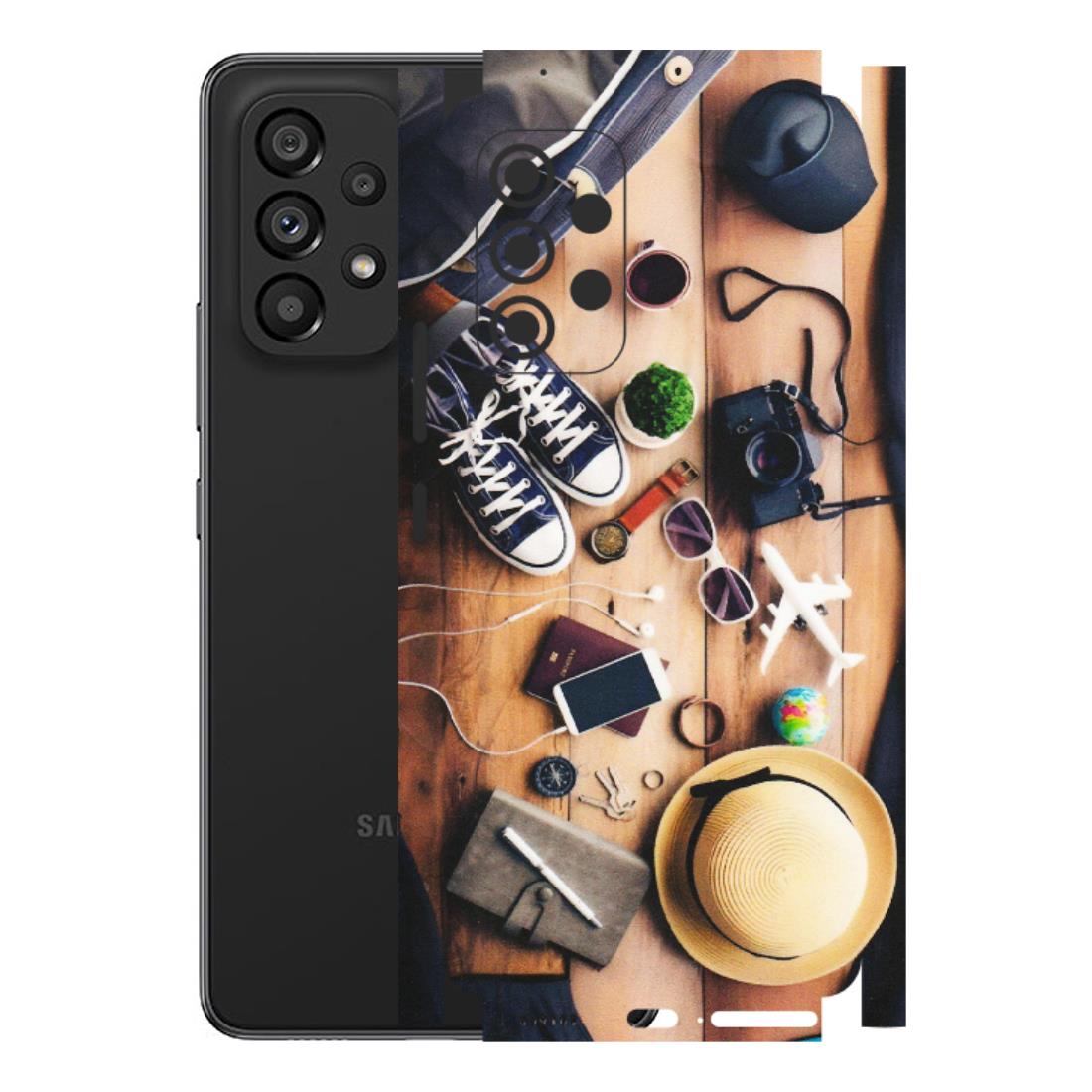 Samsung M/F/Note/Flip and C Phone Skins (All Models) - Travel Wanderlust - Matte Finish (M-133) Samsung Galaxy A53 (5G)