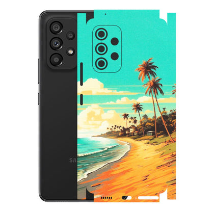 Samsung M/F/Note/Flip and C Phone Skins (All Models) - Miami Beach - Matte Finish (M-136) Samsung Galaxy A53 (5G)