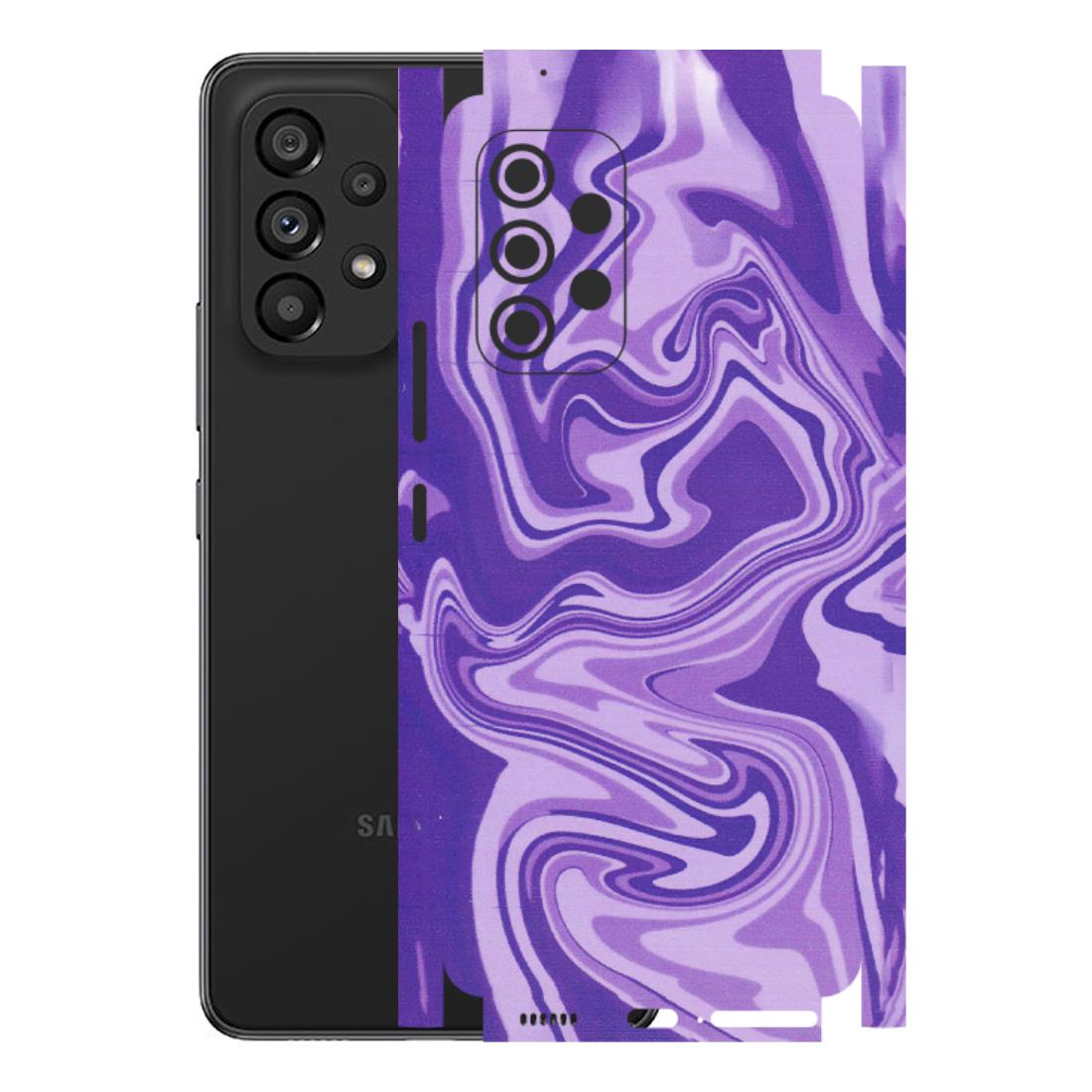 Samsung M/F/Note/Flip and C Phone Skins (All Models) - Hazy Purple Nights - Matte Finish (M-14) Samsung Galaxy A53 (5G)