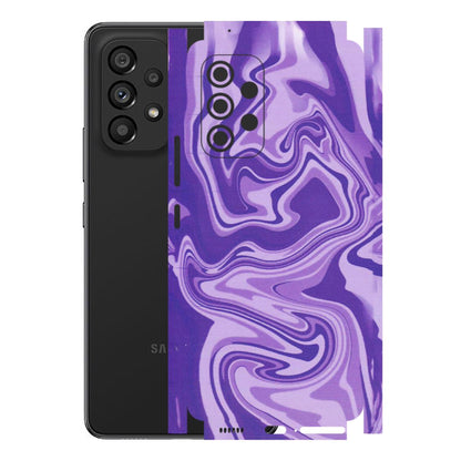 Samsung M/F/Note/Flip and C Phone Skins (All Models) - Hazy Purple Nights - Matte Finish (M-14) Samsung Galaxy A53 (5G)