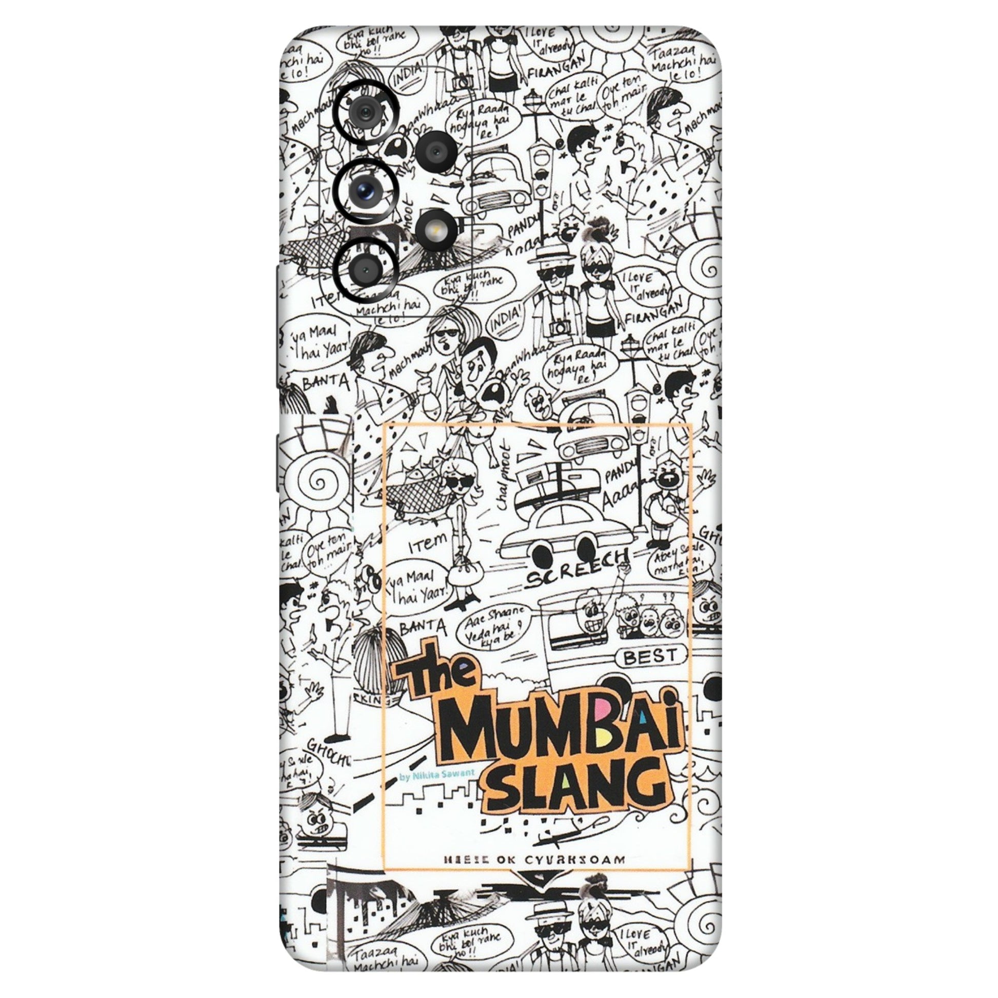 Samsung M/F/Note/Flip and C Phone Skins (All Models) - The Mumbai Slang - Matte Finish (M-142) Samsung Galaxy A53 (5G)