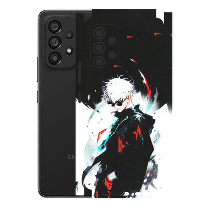 Samsung M/F/Note/Flip and C Phone Skins (All Models) - Gojo Powerful Charater Kaisen Anime - Matte Finish (M-144) Samsung Galaxy A53 (5G)