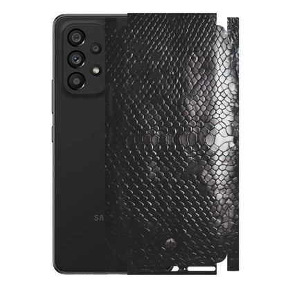 Samsung M/F/Note/Flip and C Phone Skins (All Models) - Black Snack Leather - Matte Finish (M-147) Samsung Galaxy A53 (5G)