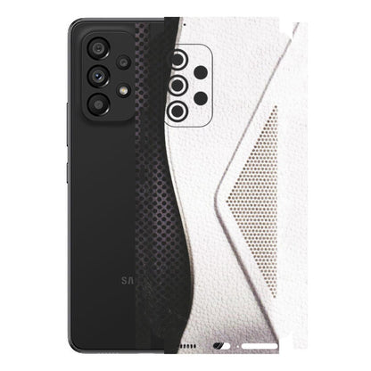 Samsung M/F/Note/Flip and C Phone Skins (All Models) - Black And White Iconic Convoy - Matte Finish (M-149) Samsung Galaxy A53 (5G)