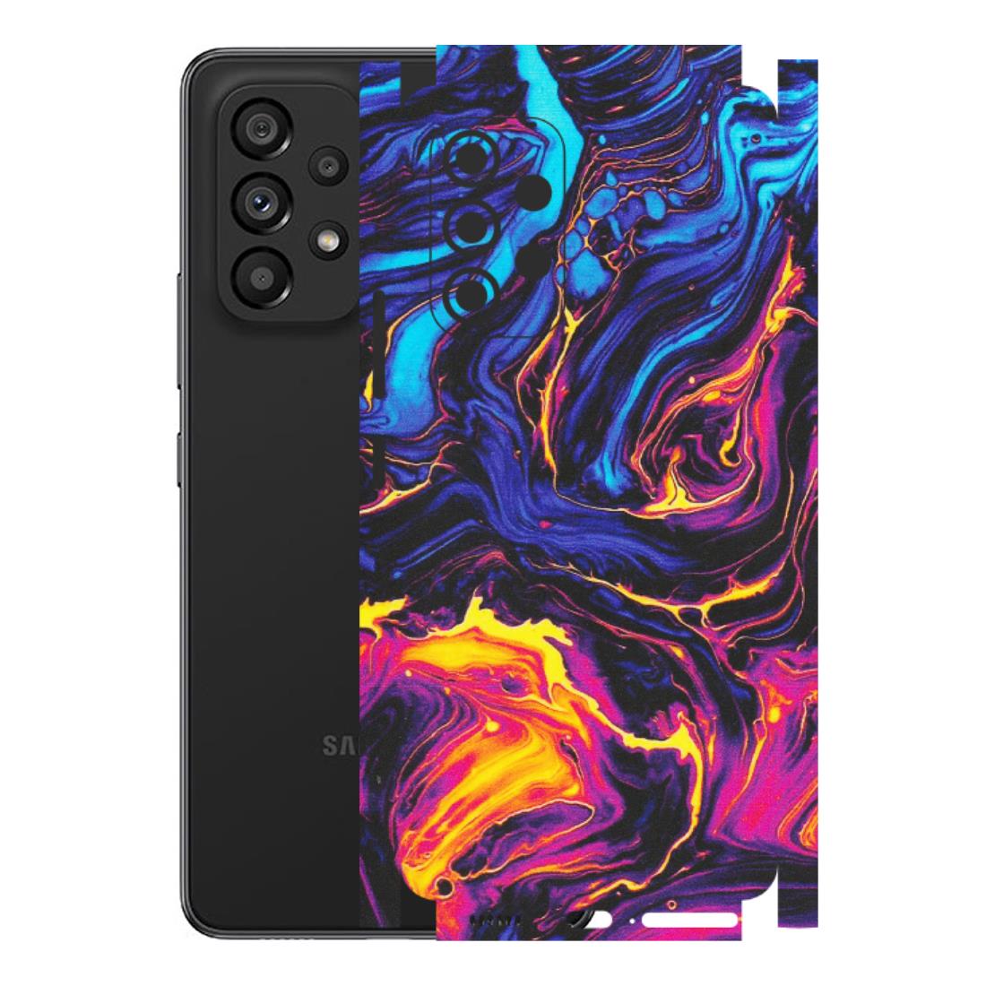 Samsung M/F/Note/Flip and C Phone Skins (All Models) - Abstract Paint Classy - Matte Finish (M-15) Samsung Galaxy A53 (5G)