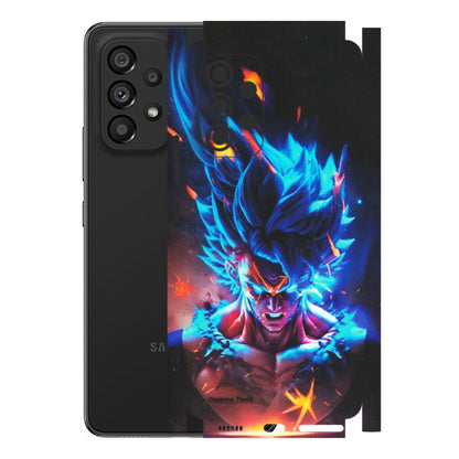 Samsung M/F/Note/Flip and C Phone Skins (All Models) - Angry Goku Dragon Ball Anime - Matte Finish (M-150) Samsung Galaxy A53 (5G)