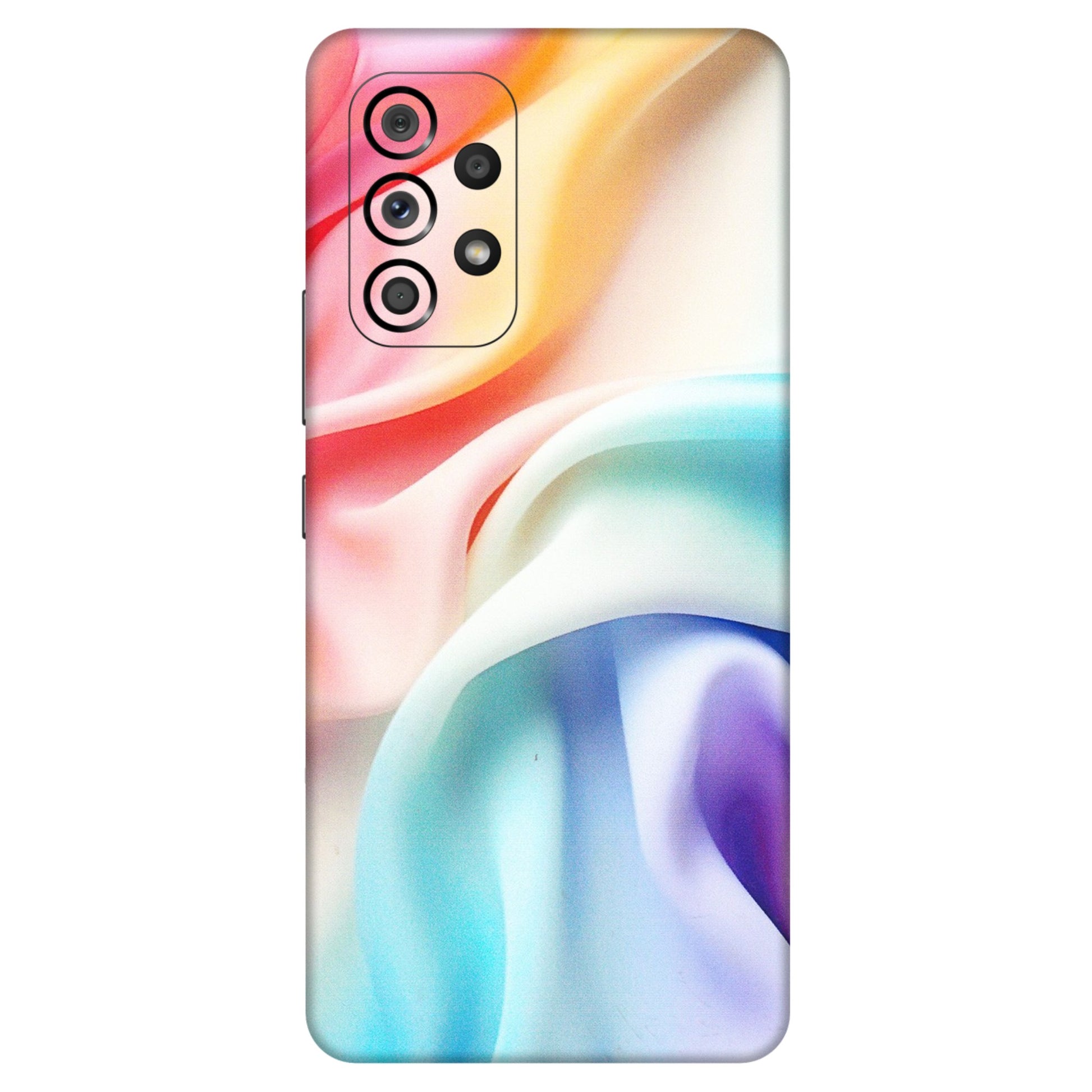 Samsung M/F/Note/Flip and C Phone Skins (All Models) - Colourful Silk Cloth - Matte Finish (M-165) Samsung Galaxy A53 (5G)