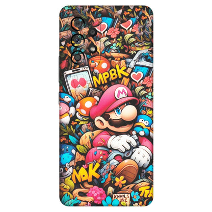 Samsung M/F/Note/Flip and C Phone Skins (All Models) - Super Mario Bros Artistic - Matte Finish (M-173) Samsung Galaxy A53 (5G)