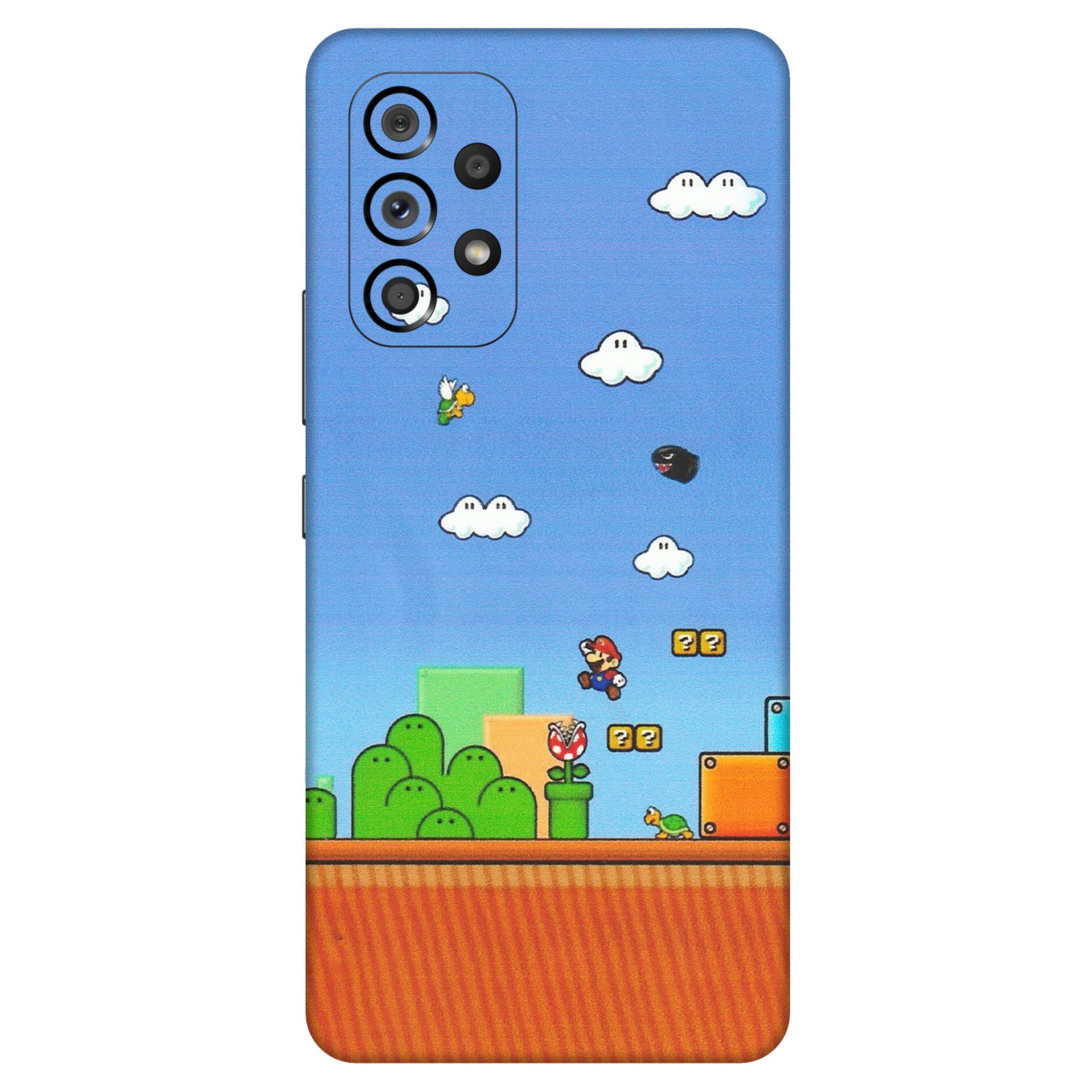 Samsung M/F/Note/Flip and C Phone Skins (All Models) - Mario Game Scene - Matte Finish (M-24) Samsung Galaxy A53 (5G)