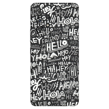 Samsung M/F/Note/Flip and C Phone Skins (All Models) - Hi Hello Doodles - Matte Finish (M-25) Samsung Galaxy A53 (5G)