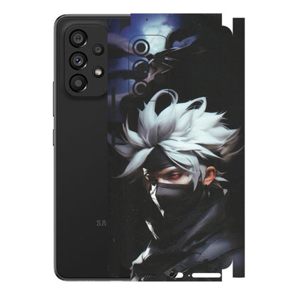 Samsung M/F/Note/Flip and C Phone Skins (All Models) - Ash & Pikachu - Matte Finish (M-26) Samsung Galaxy A53 (5G)