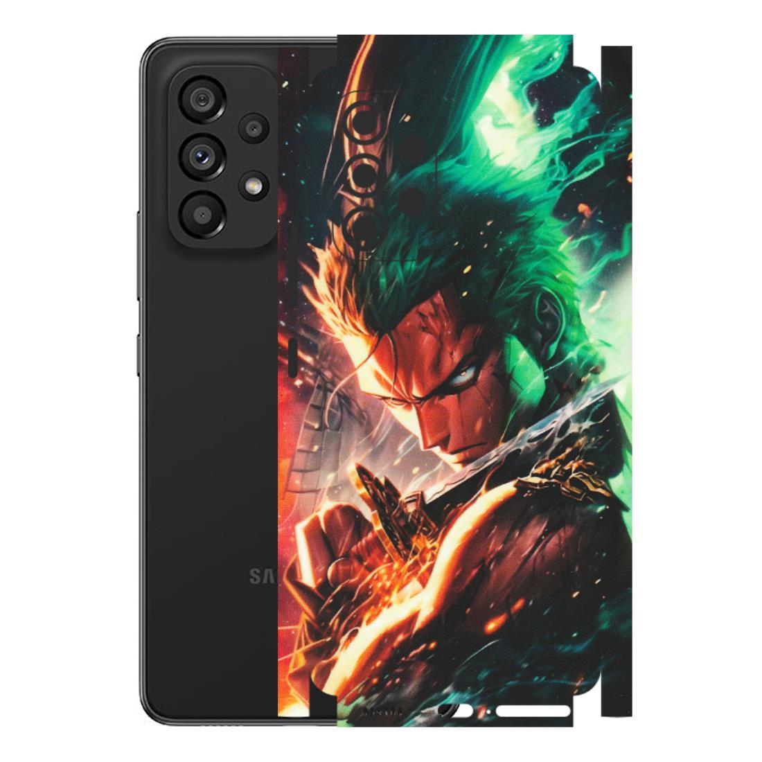 Samsung M/F/Note/Flip and C Phone Skins (All Models) - Anime Gojo Sword - Matte Finish (M-32) Samsung Galaxy A53 (5G)