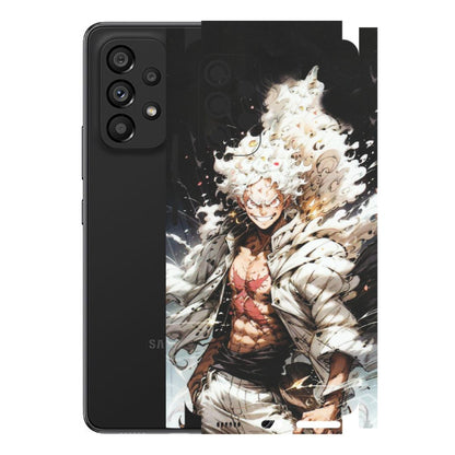 Samsung M/F/Note/Flip and C Phone Skins (All Models) - Anime Angry Classy Character - Matte Finish (M-34) Samsung Galaxy A53 (5G)