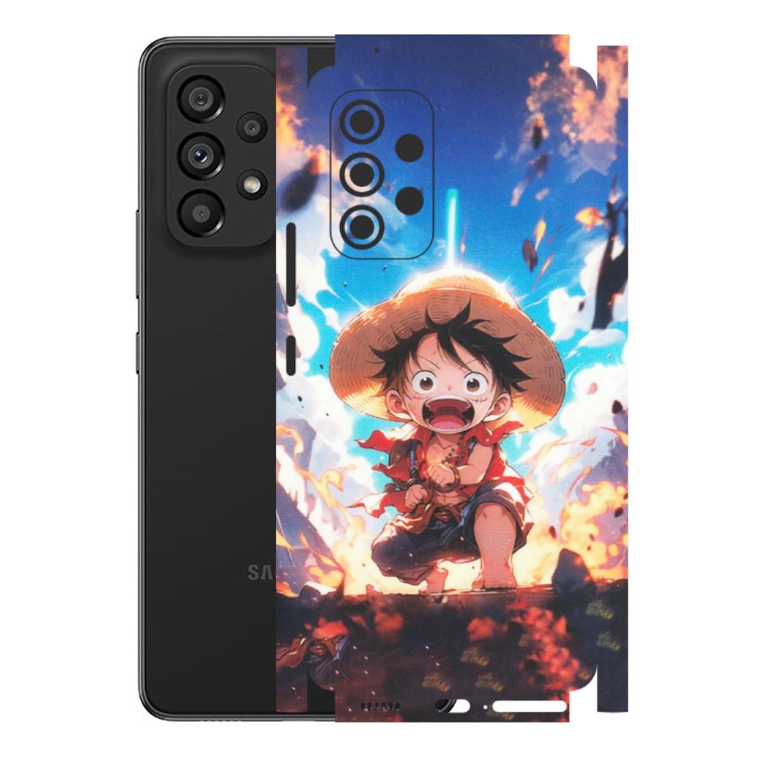 Samsung M/F/Note/Flip and C Phone Skins (All Models) - Toon One Piece Cute Character - Matte Finish (M-35) Samsung Galaxy A53 (5G)