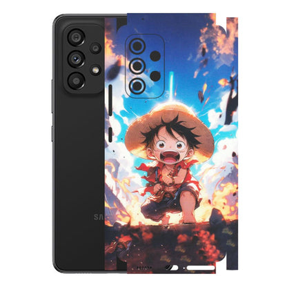 Samsung M/F/Note/Flip and C Phone Skins (All Models) - Toon One Piece Cute Character - Matte Finish (M-35) Samsung Galaxy A53 (5G)