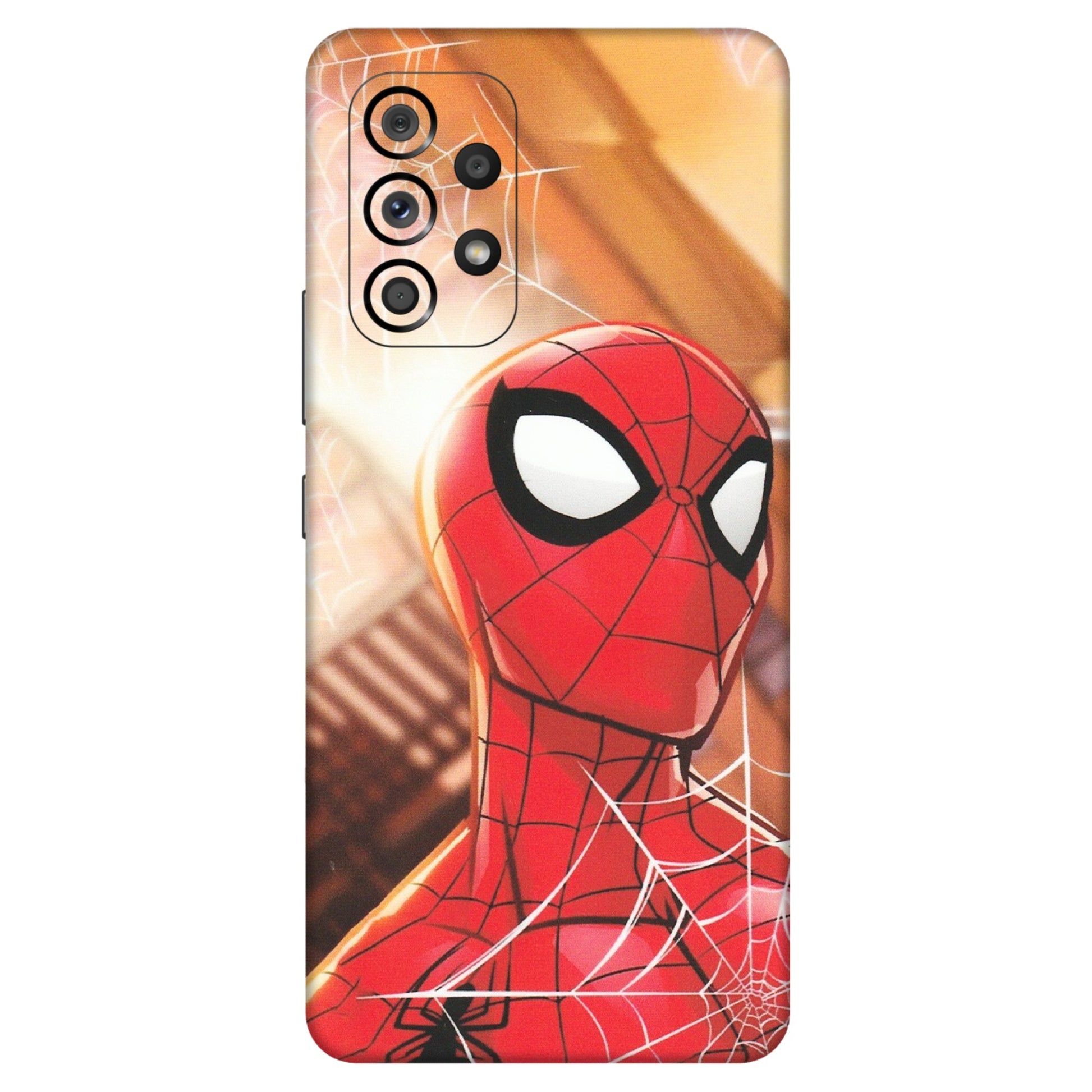 Samsung M/F/Note/Flip and C Phone Skins (All Models) - Spiderman Face New - Matte Finish (M-41) Samsung Galaxy A53 (5G)