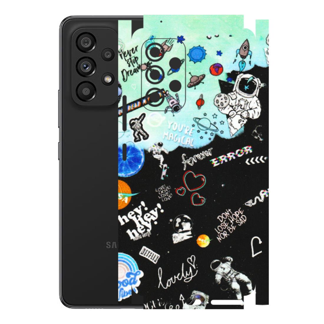Samsung M/F/Note/Flip and C Phone Skins (All Models) - Living In A Space Dream - Matte Finish (M-46) Samsung Galaxy A53 (5G)