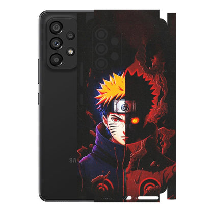 Samsung M/F/Note/Flip and C Phone Skins (All Models) - Naruto X Evil - Matte Finish (M-70) Samsung Galaxy A53 (5G)