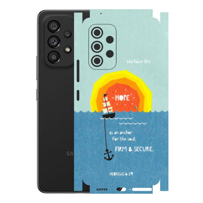 Samsung M/F/Note/Flip and C Phone Skins (All Models) - A Beautiful Sunset of Hope - Matte Finish (M-75) Samsung Galaxy A53 (5G)