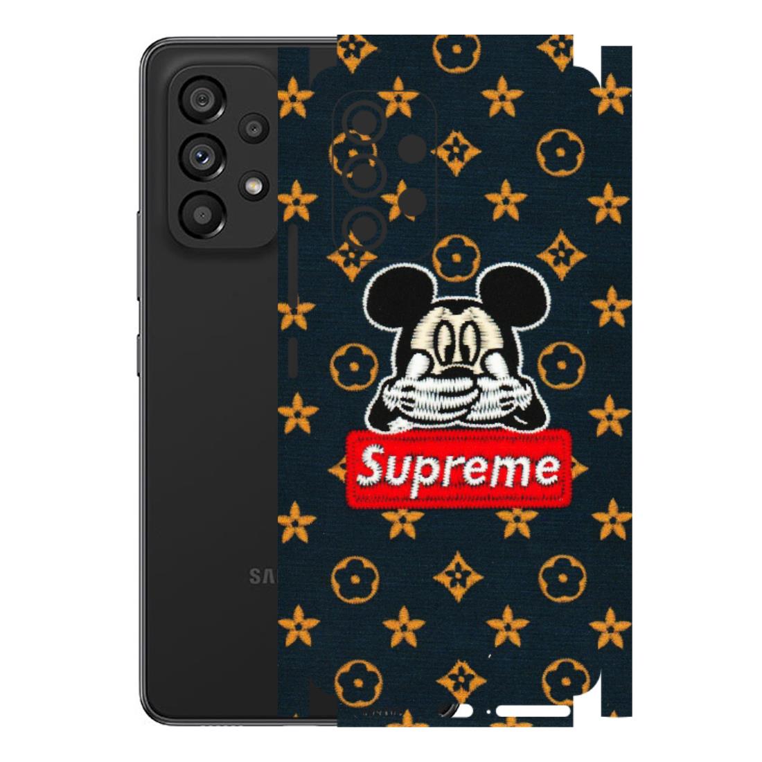 Samsung M/F/Note/Flip and C Phone Skins (All Models) - Mickey Supreme - Matte Finish (M-83) Samsung Galaxy A53 (5G)