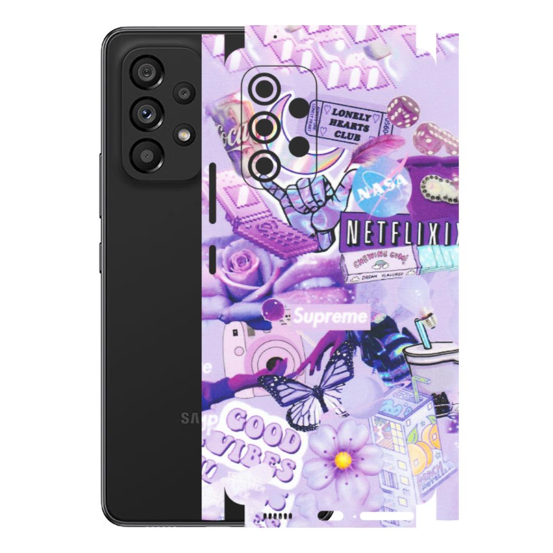 Samsung M/F/Note/Flip and C Phone Skins (All Models) - Supreme Purple Magic - Matte Finish (M-88) Samsung Galaxy A53 (5G)