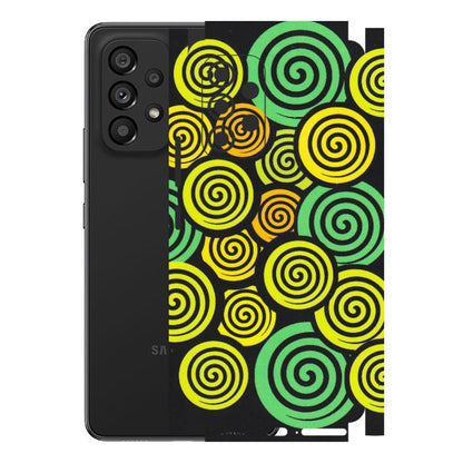 Samsung M/F/Note/Flip and C Phone Skins (All Models) - Crazy Spiral - Matte Finish (M-91) Samsung Galaxy A53 (5G)