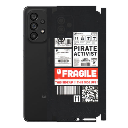 Samsung M/F/Note/Flip and C Phone Skins (All Models) - Handle With Care - Matte Finish (M-99) Samsung Galaxy A53 (5G)