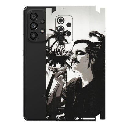 Samsung M/F/Note/Flip and C Phone Skins (All Models) - Pab Escobar - Transparent Finish (T-05) Samsung Galaxy A53 (5G)