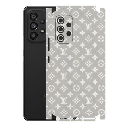 Samsung M/F/Note/Flip and C Phone Skins (All Models) - Luxury Brands Logo - Transparent Finish (T-07) Samsung Galaxy A53 (5G)