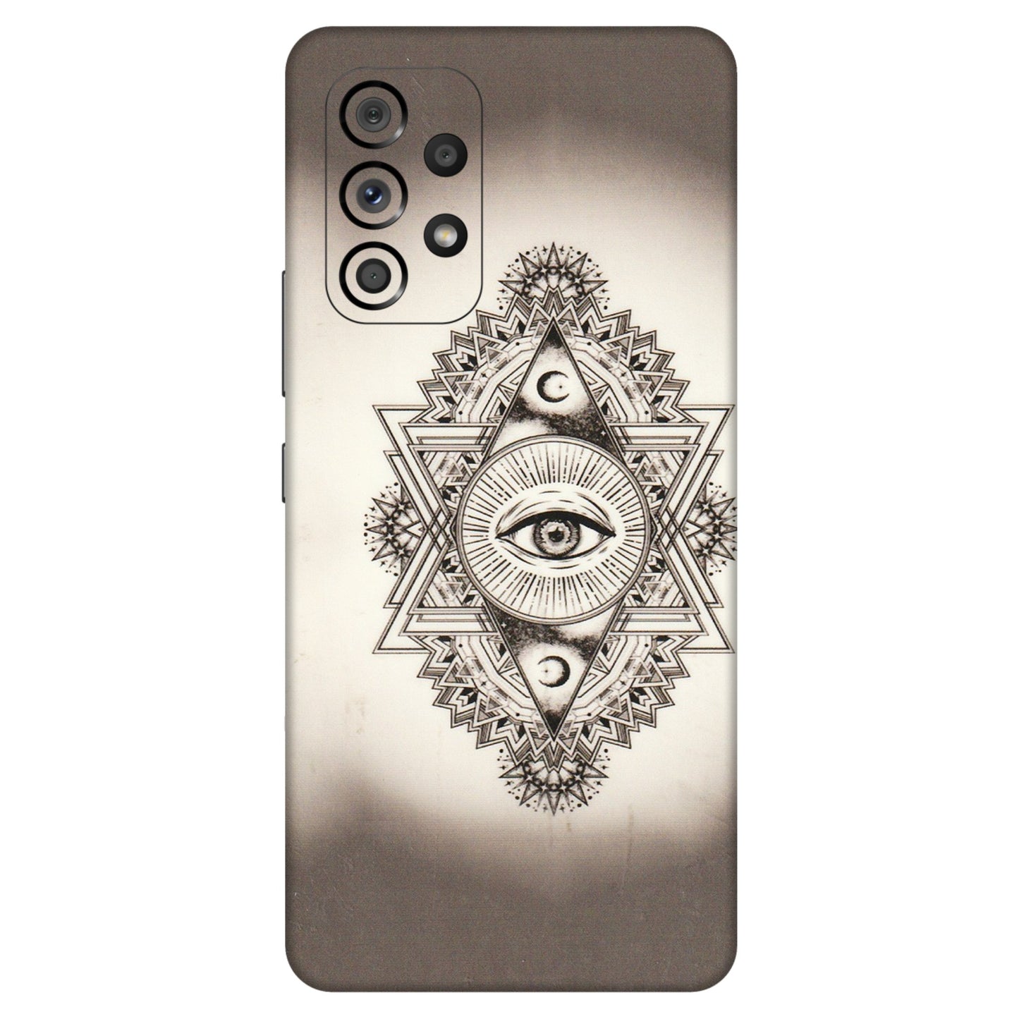 Samsung M/F/Note/Flip and C Phone Skins (All Models) - Illuminati Great Eye - Transparent Finish (T-14) Samsung Galaxy A53 (5G)