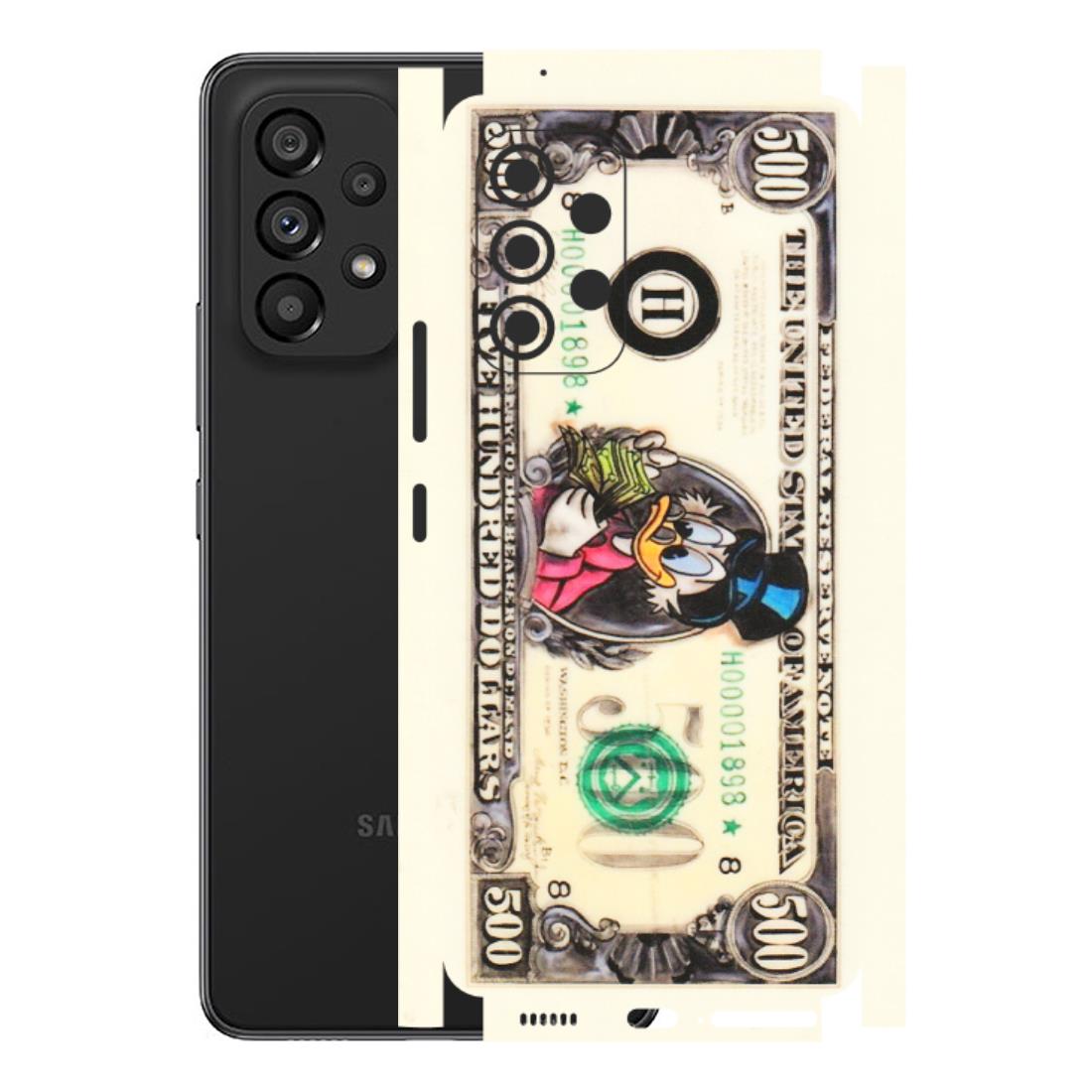 Samsung M/F/Note/Flip and C Phone Skins (All Models) - Five Hundred Dollar Duck - Transparent Finish (T-15) Samsung Galaxy A53 (5G)