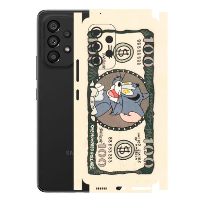 Samsung M/F/Note/Flip and C Phone Skins (All Models) - One Hundred Dollar Tom - Transparent Finish (T-16) Samsung Galaxy A53 (5G)