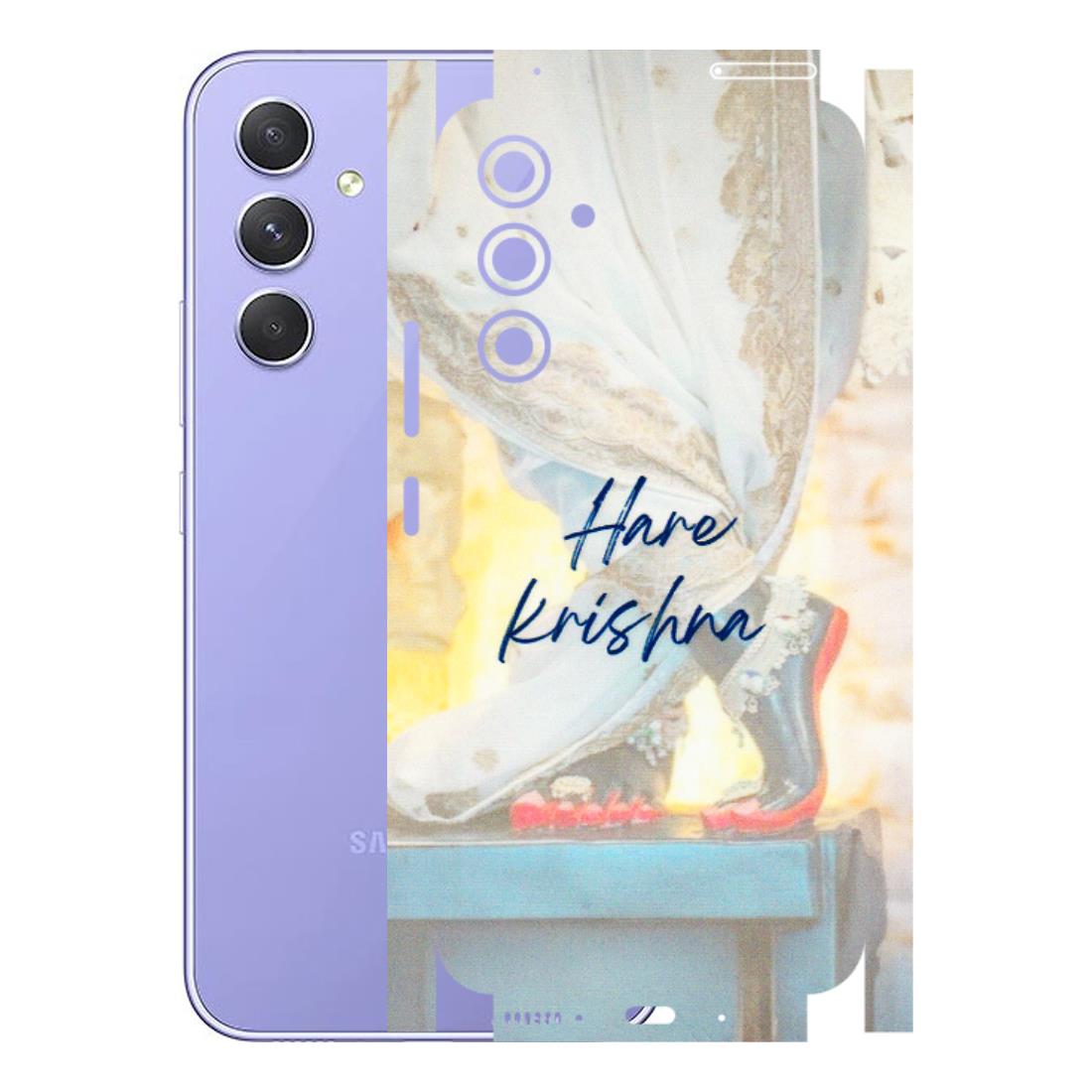 Samsung A/S Series Phone Skins (All Models) - Hare Krishna - 3D Embossed Finish (L-03) Samsung Galaxy A54 (5G)