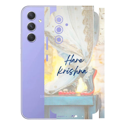 Samsung A/S Series Phone Skins (All Models) - Hare Krishna - 3D Embossed Finish (L-03) Samsung Galaxy A54 (5G)