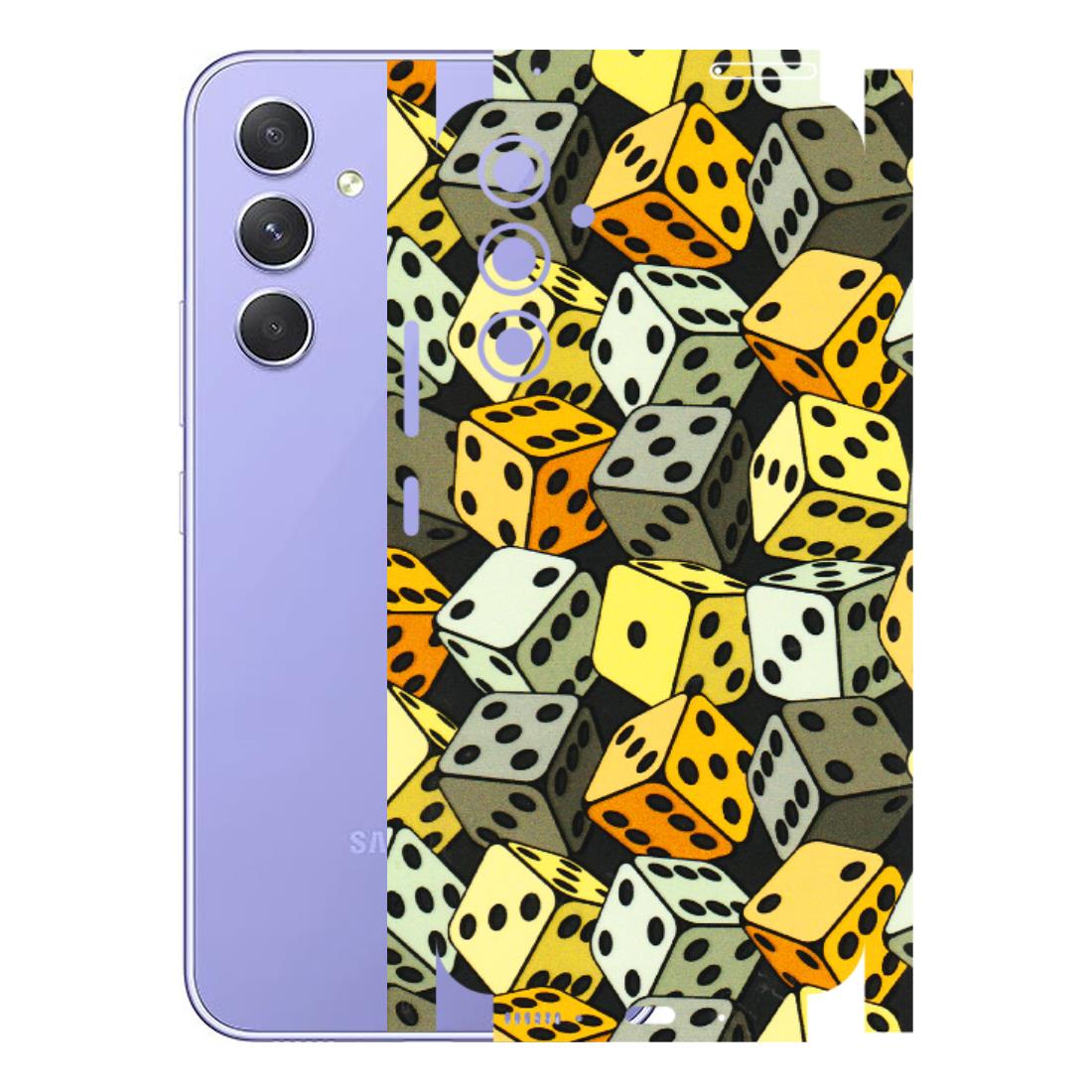 Samsung A/S Series Phone Skins (All Models) - Dices Of Life - 3D Embossed Finish (L-04) Samsung Galaxy A54 (5G)