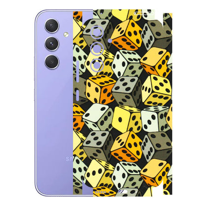 Samsung A/S Series Phone Skins (All Models) - Dices Of Life - 3D Embossed Finish (L-04) Samsung Galaxy A54 (5G)