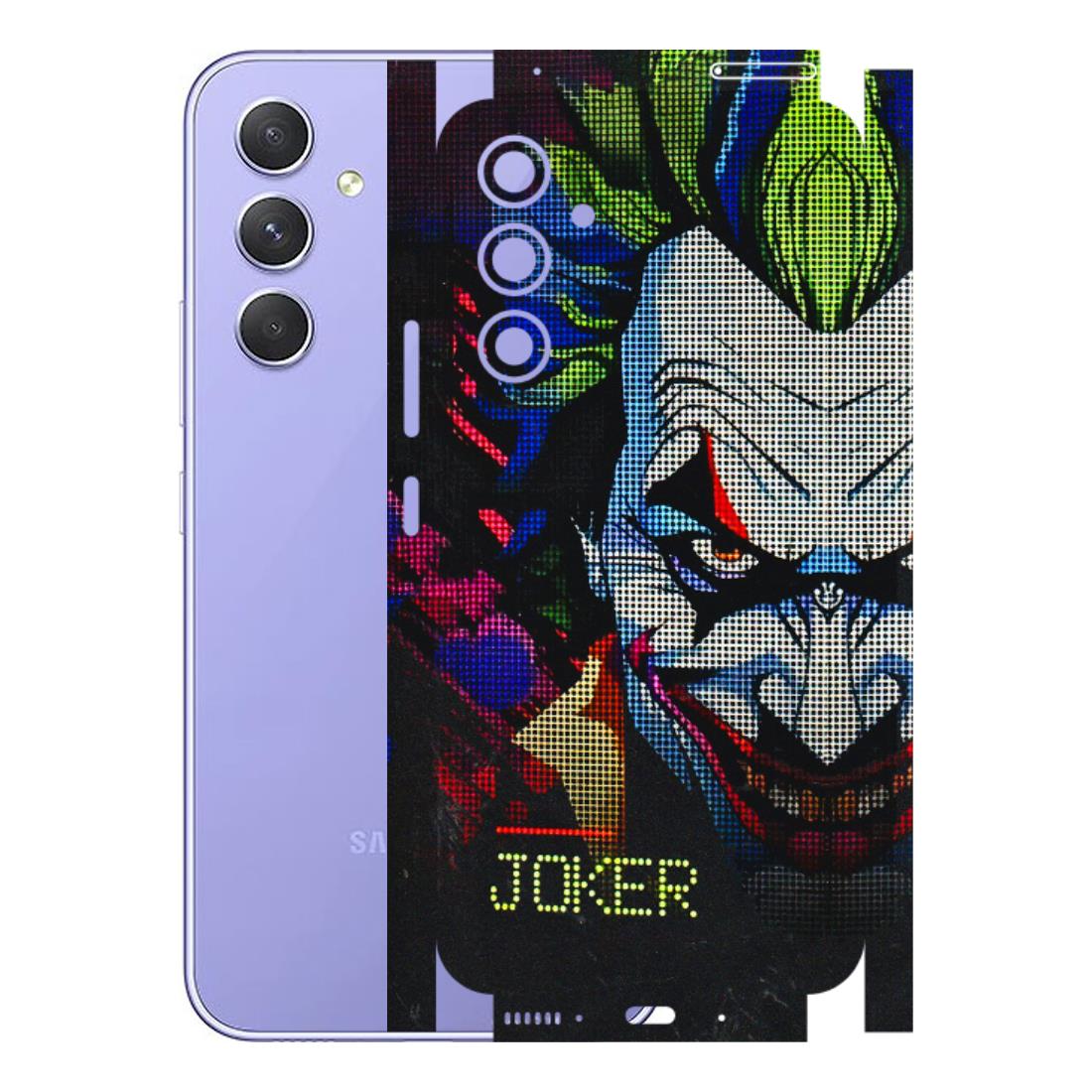 Samsung A/S Series Phone Skins (All Models) - Joker Dot Matrix - 3D Embossed Finish (L-08) Samsung Galaxy A54 (5G)