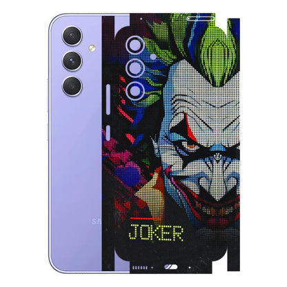 Samsung A/S Series Phone Skins (All Models) - Joker Dot Matrix - 3D Embossed Finish (L-08) Samsung Galaxy A54 (5G)