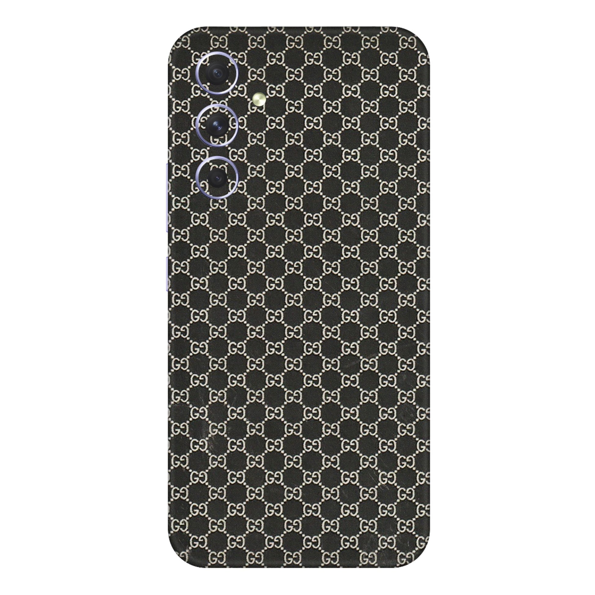 Samsung A/S Series Phone Skins (All Models) - Black G Print - 3D Embossed Finish (L-109) Samsung Galaxy A54 (5G)