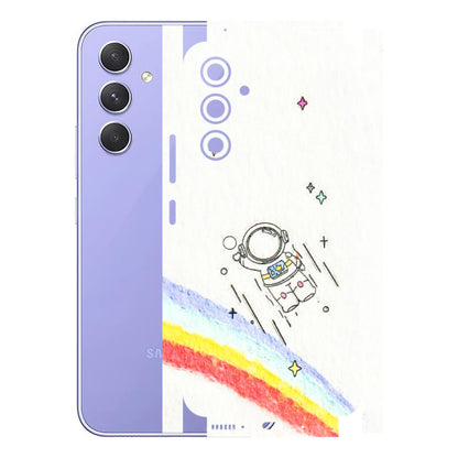Samsung A/S Series Phone Skins (All Models) - Milkyway Astronaut - 3D Embossed Finish (L-110) Samsung Galaxy A54 (5G)