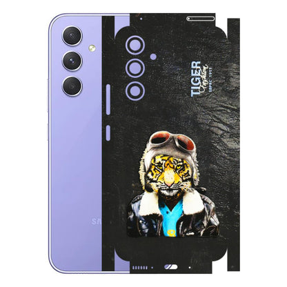 Samsung A/S Series Phone Skins (All Models) - Rider Tiger - 3D Embossed Finish (L-113) Samsung Galaxy A54 (5G)