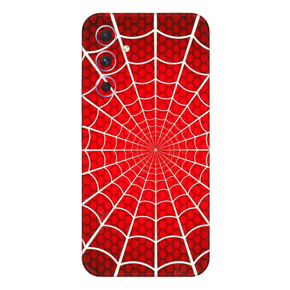 Samsung A/S Series Phone Skins (All Models) - Classic Spidey Web - 3D Embossed Finish (L-115) Samsung Galaxy A54 (5G)