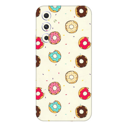 Samsung A/S Series Phone Skins (All Models) - Mini Donuts Doodle Art - 3D Embossed Finish (L-122) Samsung Galaxy A54 (5G)