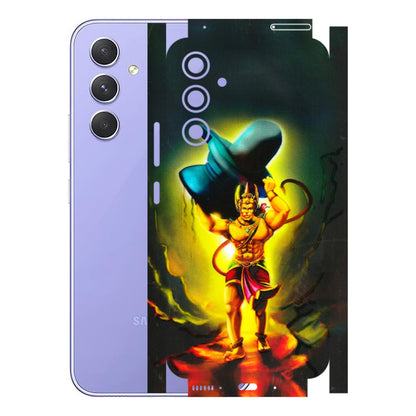 Samsung A/S Series Phone Skins (All Models) - Hanuman Ji - 3D Embossed Finish (L-128) Samsung Galaxy A54 (5G)