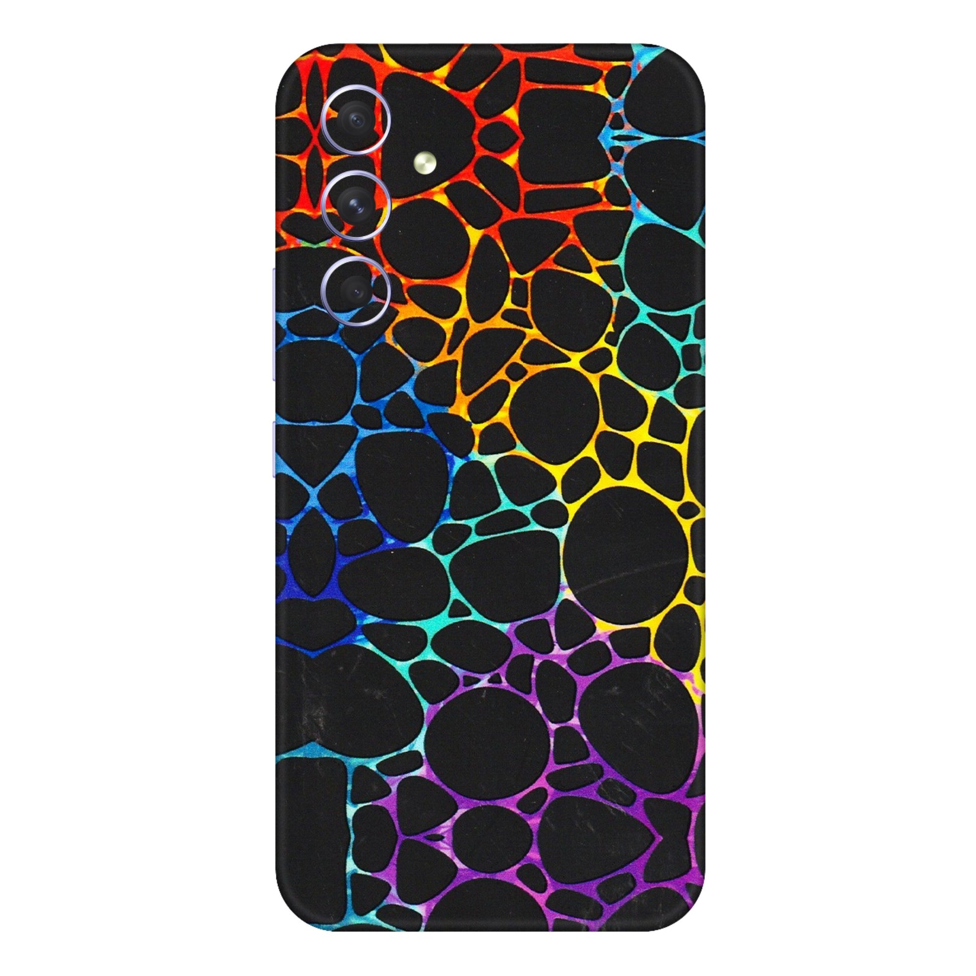 Samsung A/S Series Phone Skins (All Models) - Abstract Art MultiColour - 3D Embossed Finish (L-133) Samsung Galaxy A54 (5G)