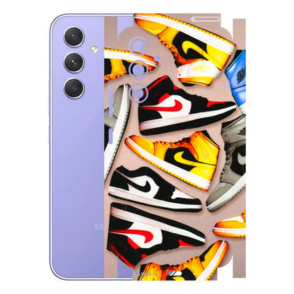 Samsung A/S Series Phone Skins (All Models) - Sneaker Lover - 3D Embossed Finish (L-135) Samsung Galaxy A54 (5G)