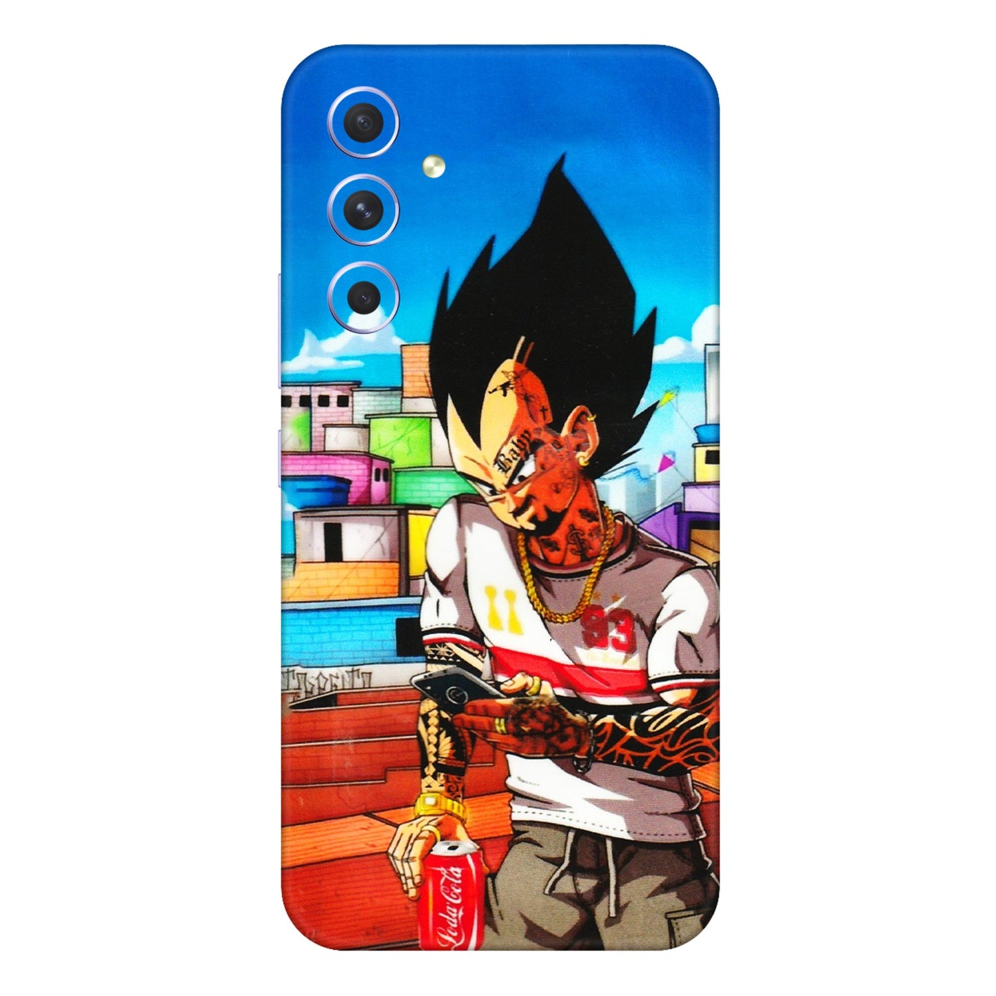 Samsung A/S Series Phone Skins (All Models) - Vegeta - 3D Embossed Finish (L-136) Samsung Galaxy A54 (5G)