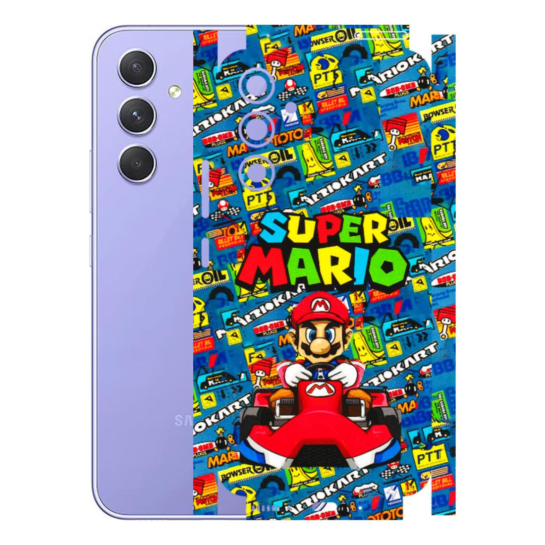 Samsung A/S Series Phone Skins (All Models) - Super Mario Kart - 3D Embossed Finish (L-140) Samsung Galaxy A54 (5G)