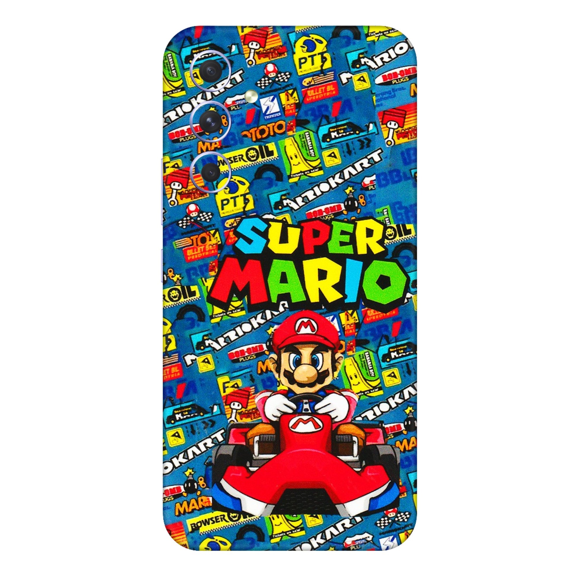Samsung A/S Series Phone Skins (All Models) - Super Mario Kart - 3D Embossed Finish (L-140) Samsung Galaxy A54 (5G)