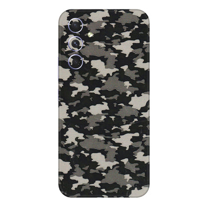Samsung A/S Series Phone Skins (All Models) - Black/Grey Camoflaunge - 3D Embossed Finish (L-142) Samsung Galaxy A54 (5G)